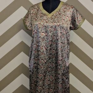 Anokhi Nightdress Floor Length  Floral Night Gown